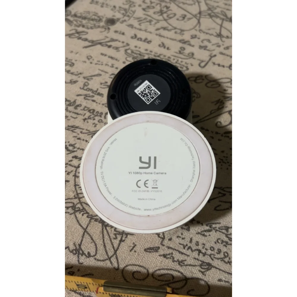 Unisex YI Digital Camera One Size White Black 1080p Home Camera